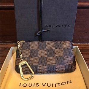 Louis Vuitton Cles pouch in Damien Ebene